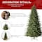 7.5ft. Unlit Green Slim Fir Artificial Christmas Tree